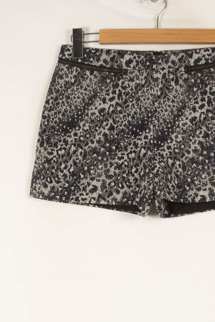 Short bleu à motifs - Taille M/38 de la marque I.Code | PARAD46743 - Vendu par Paradigme - Image 2