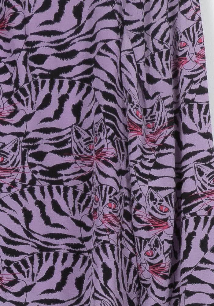 Blouse violette à motifs - Taille M/38 de la marque Bimba y Lola | PARAD46745 - Vendu par Paradigme - Image 3