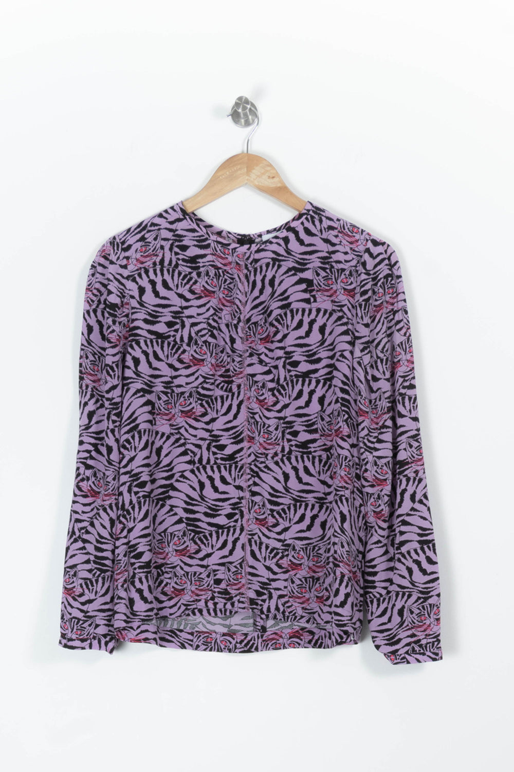 Blouse violette à motifs - Taille M/38 de la marque Bimba y Lola | PARAD46745 - Vendu par Paradigme - Image 2