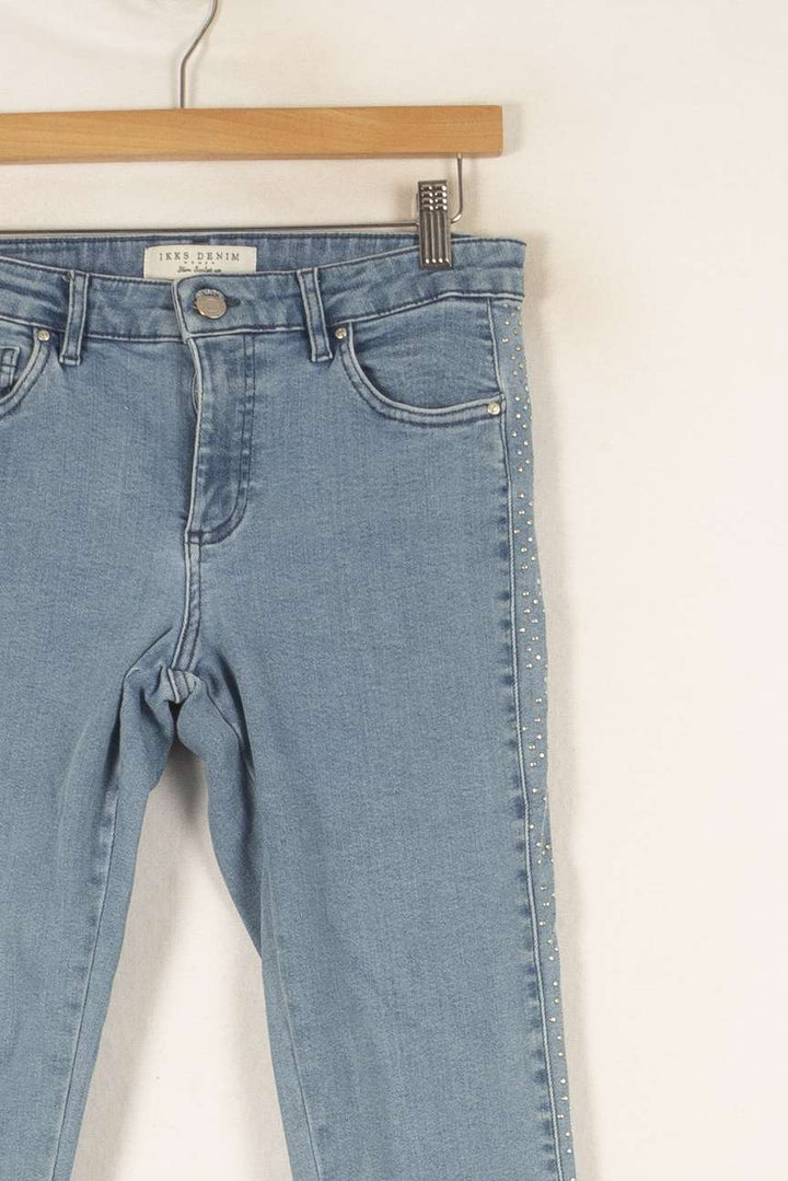 Jean bleu - Taille S/36 de la marque IKKS | PARAD46750 - Vendu par Paradigme - Image 2