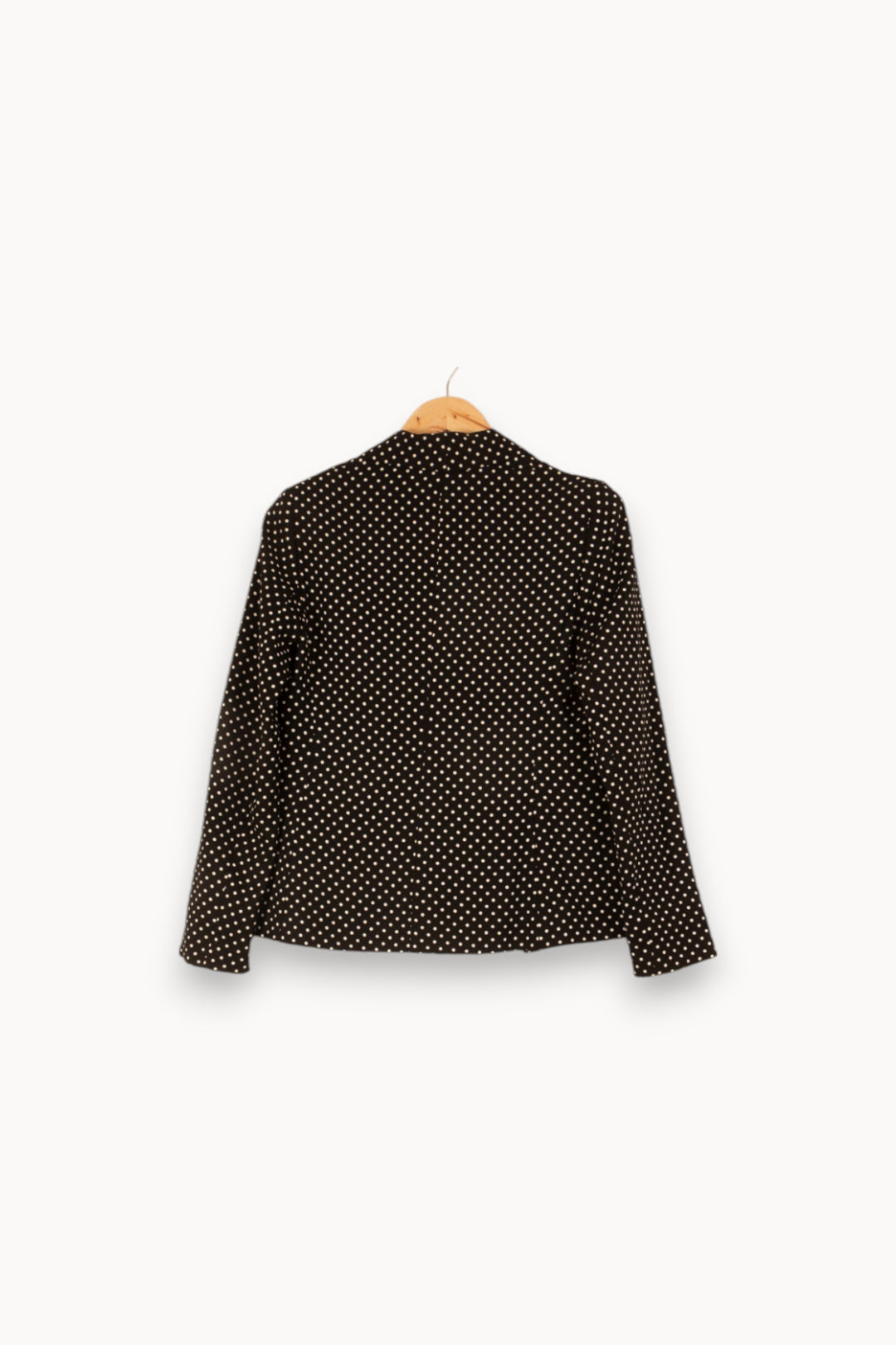 Veste noire à pois - Taille S/36 de la marque Caroll | PARAD46754 - Vendu par Paradigme - Image 3