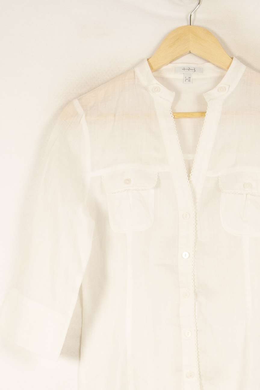 Chemise blanche - Taille S/36 de la marque Maison 123 | PARAD46758 - Vendu par Paradigme - Image 2