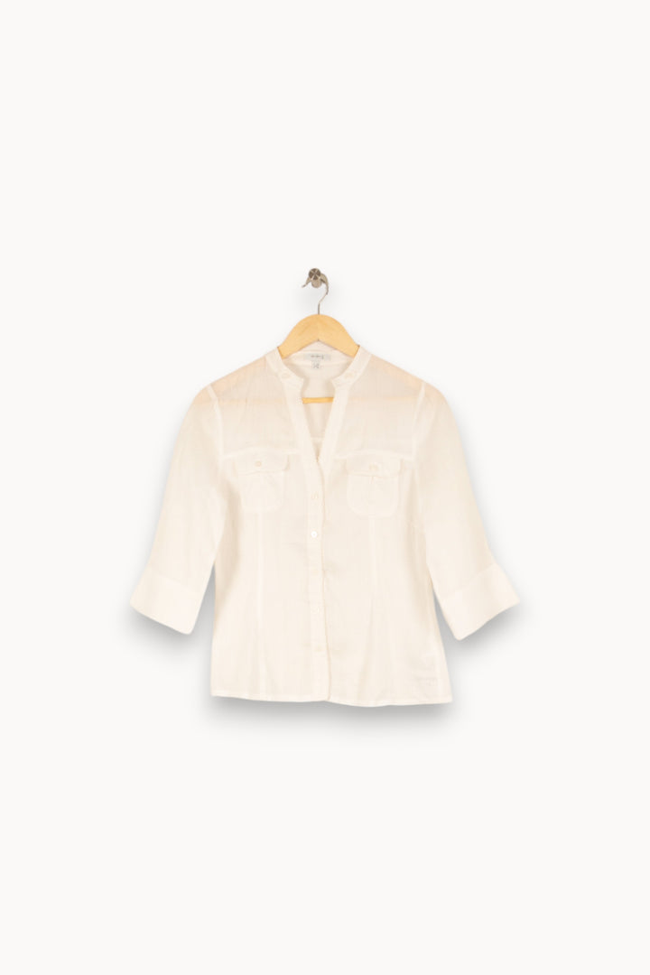 Chemise blanche - Taille S/36 de la marque Maison 123 | PARAD46758 - Vendu par Paradigme - Image 1