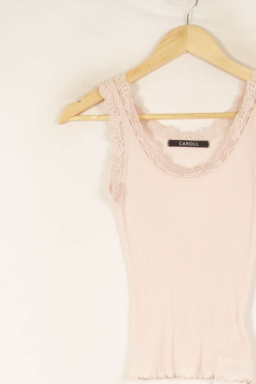 Débardeur rose - Taille S/36 de la marque Caroll | PARAD46759 - Vendu par Paradigme - Image 2