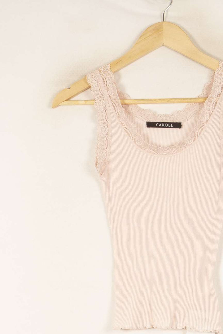 Débardeur rose - Taille S/36 de la marque Caroll | PARAD46759 - Vendu par Paradigme - Image 2