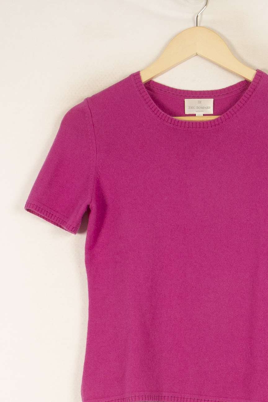 Pull rose foncé - Taille S/36 de la marque Eric Bompard | PARAD46760 - Vendu par Paradigme - Image 2