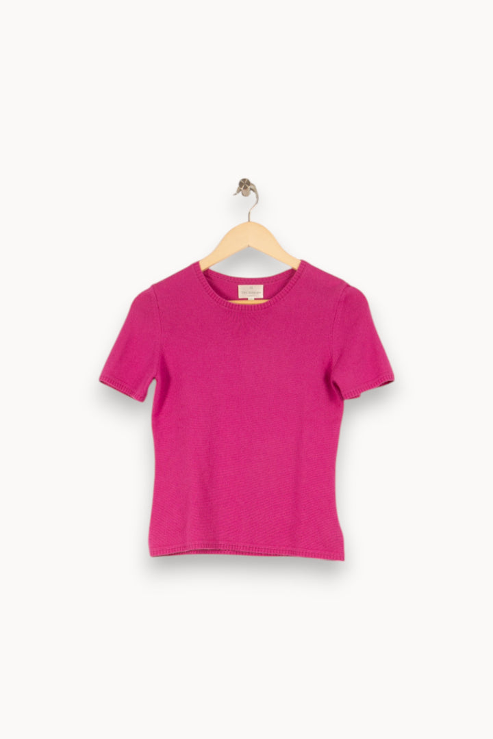 Pull rose foncé - Taille S/36 de la marque Eric Bompard | PARAD46760 - Vendu par Paradigme - Image 1