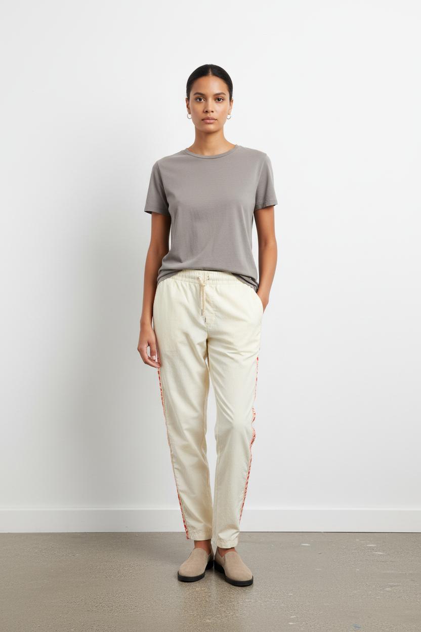 Pantalon blanc avec détails - Taille M/38