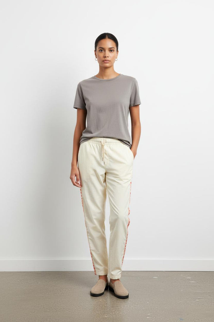 Pantalon blanc avec détails - Taille M/38