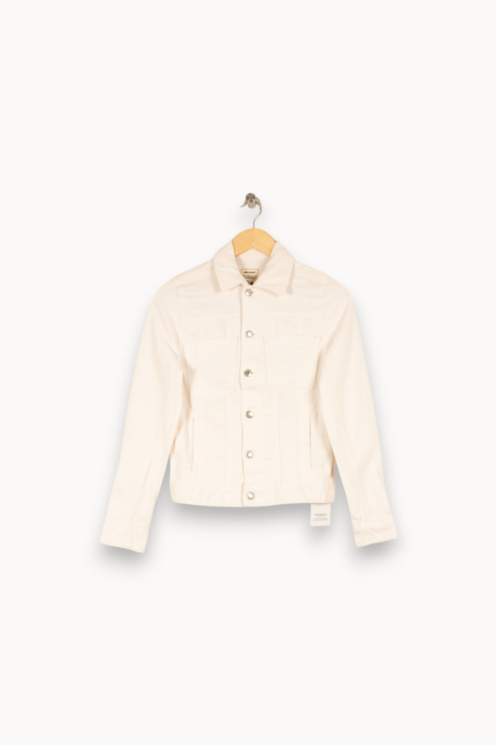 Veste en jean blanche - Taille XS/34 de la marque Zadig&Voltaire | PARAD46772 - Vendu par Paradigme - Image 1