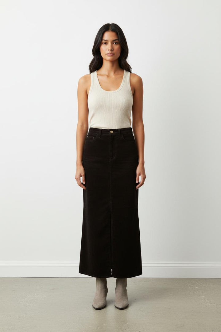 Pantalon noir côtelé - Taille S/36