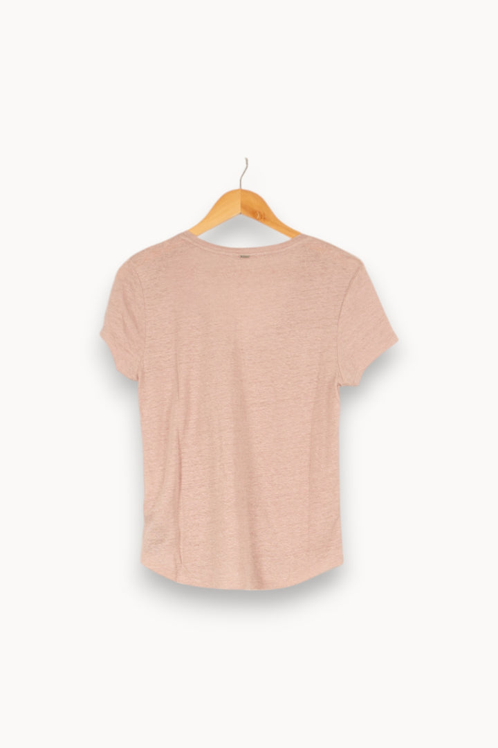T-shirt rose - Taille M/38 de la marque IKKS | PARAD46787 - Vendu par Paradigme - Image 3