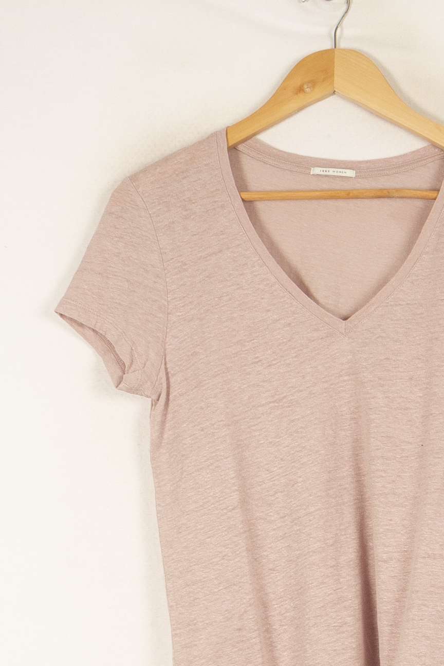 T-shirt rose - Taille M/38 de la marque IKKS | PARAD46787 - Vendu par Paradigme - Image 2
