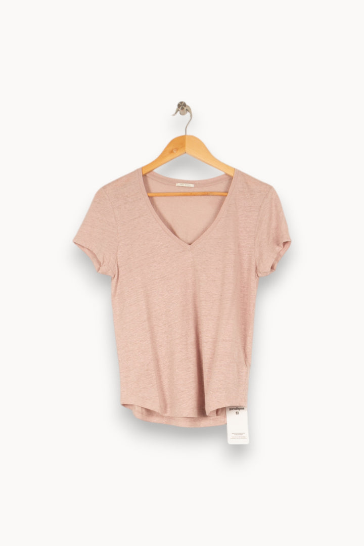 T-shirt rose - Taille M/38 de la marque IKKS | PARAD46787 - Vendu par Paradigme - Image 1