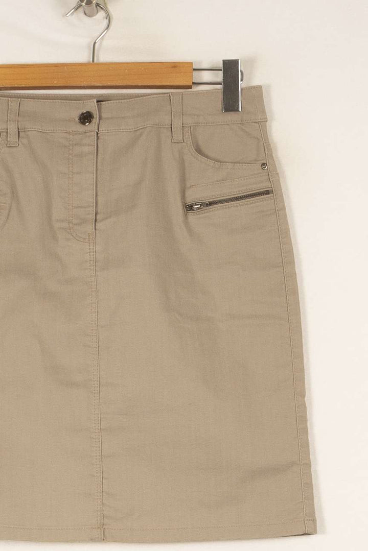 Jupe grise - Taille L/40 de la marque Caroll | PARAD46816 - Vendu par Paradigme - Image 2