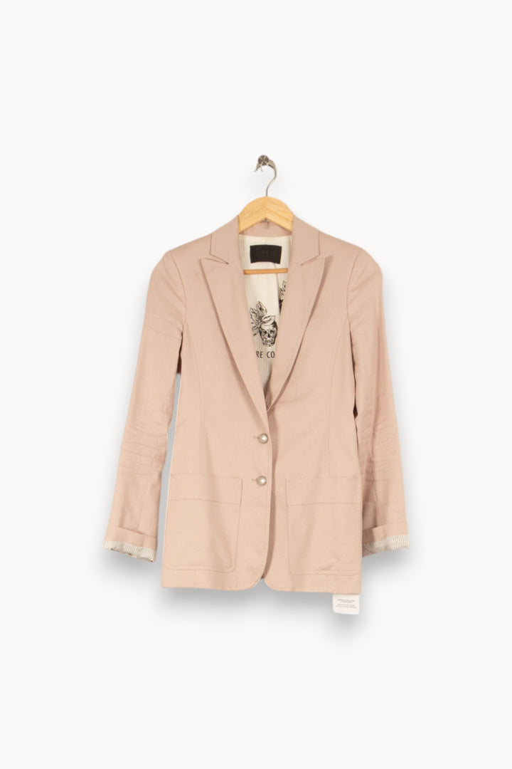 Veste rose pâle - Taille XS/34 de la marque IKKS | PARAD46830 - Vendu par Paradigme - Image 1