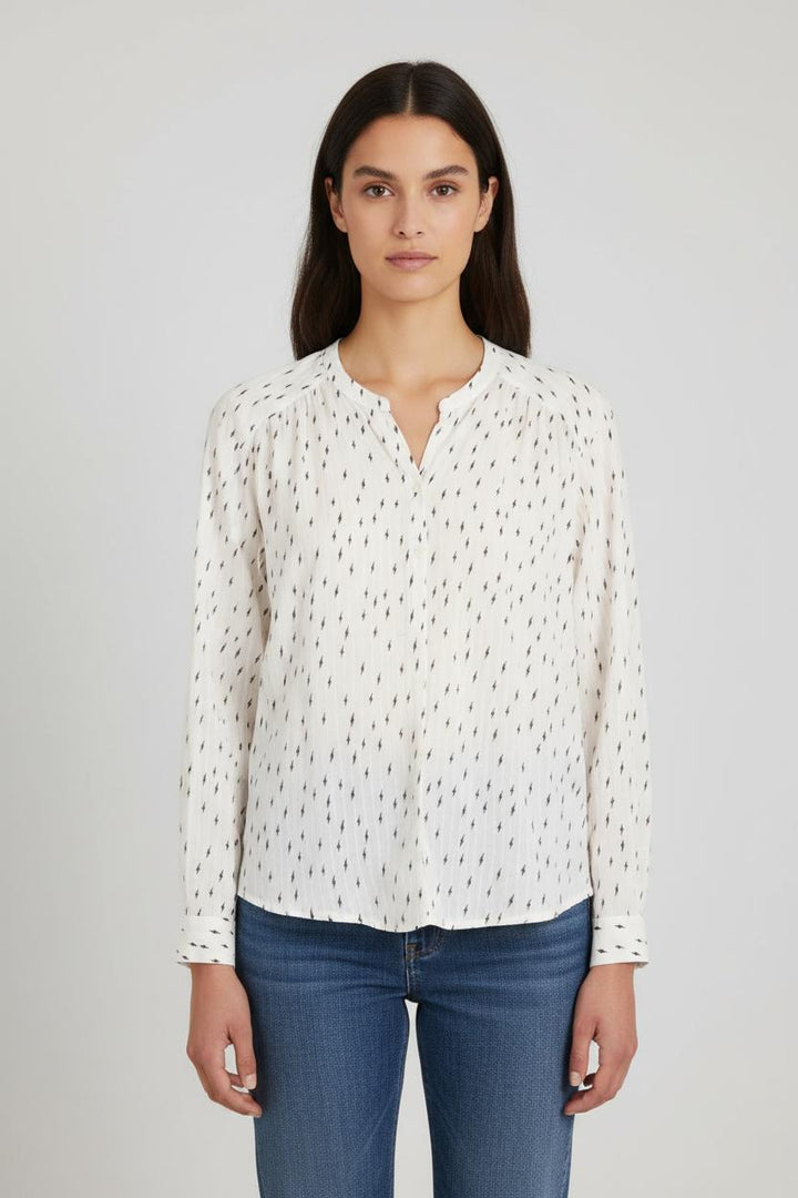 Chemise blanche avec éclairs - Taille S/36