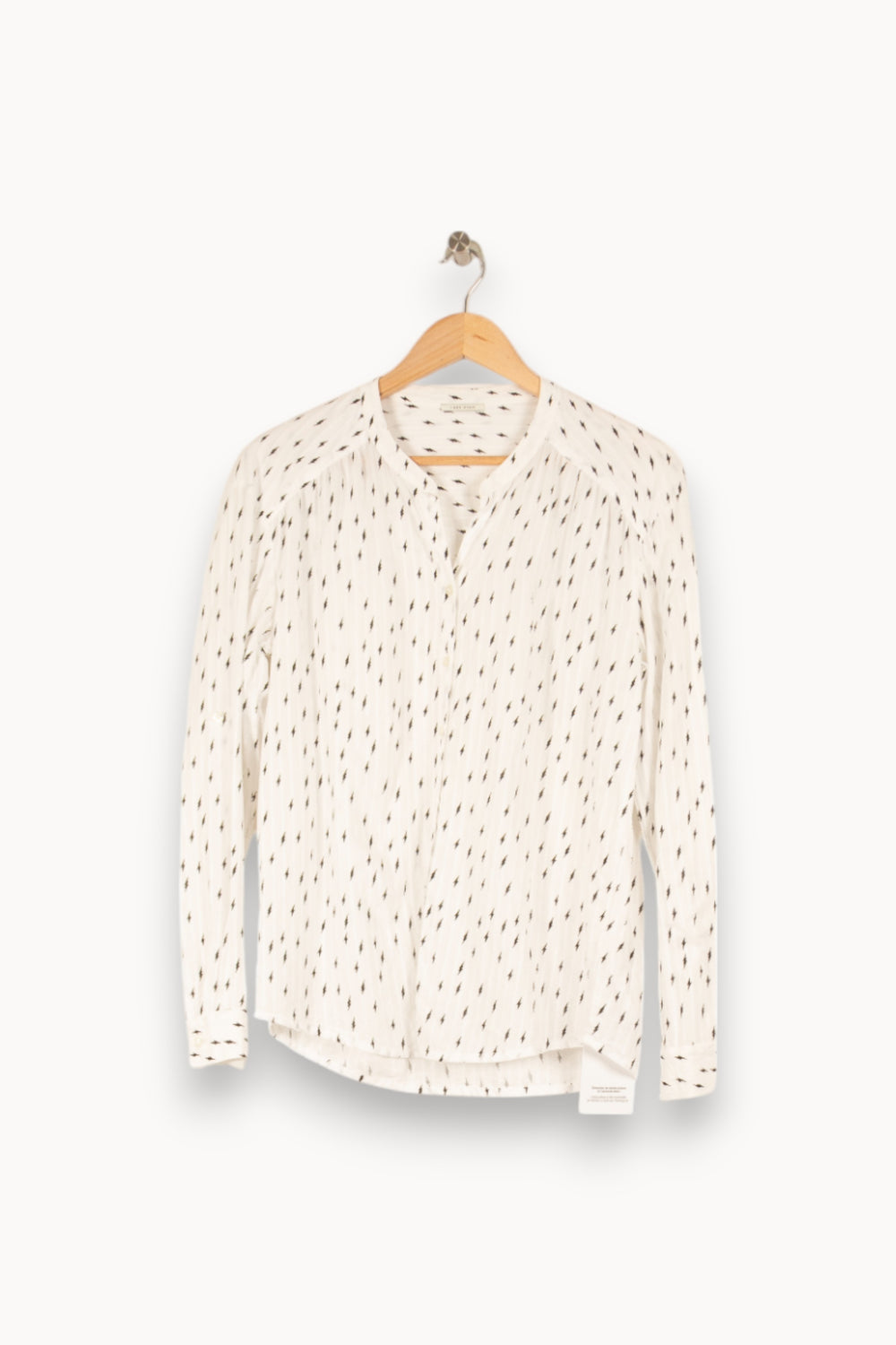 Chemise blanche avec éclairs - Taille S/36 de la marque IKKS | PARAD46835 - Vendu par Paradigme - Image 1
