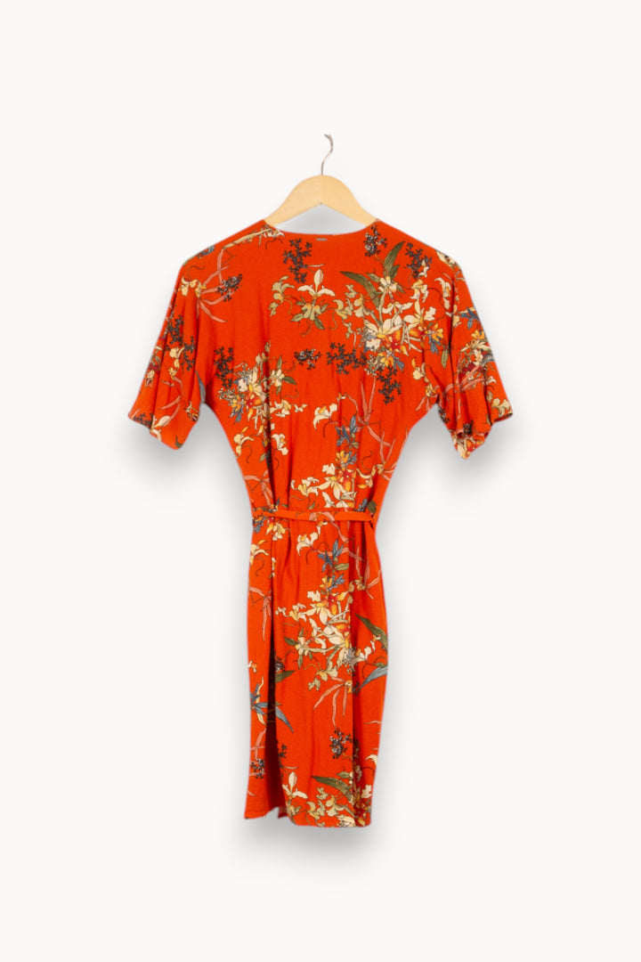 Robe orange à motifs - Taille M/38 de la marque IKKS | PARAD46837 - Vendu par Paradigme - Image 3
