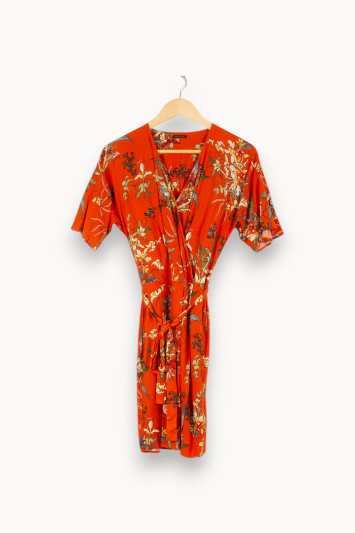 Robe orange à motifs - Taille M/38 de la marque IKKS | PARAD46837 - Vendu par Paradigme - Image 1