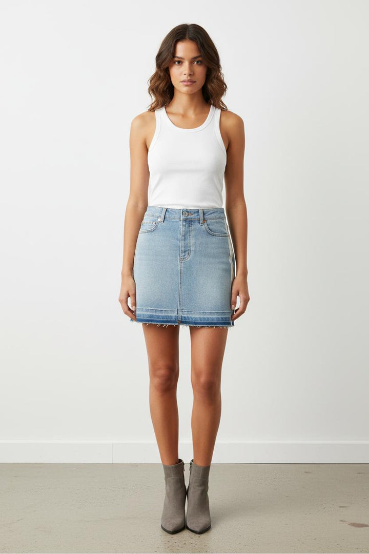 Jupe en jean bleue - Taille XS/34