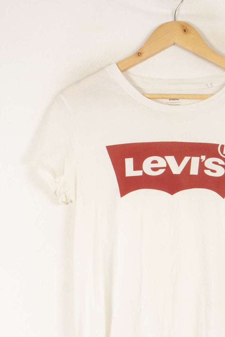 T-shirt blanc - Taille M/38 de la marque Levi's | PARAD46846 - Vendu par Paradigme - Image 2