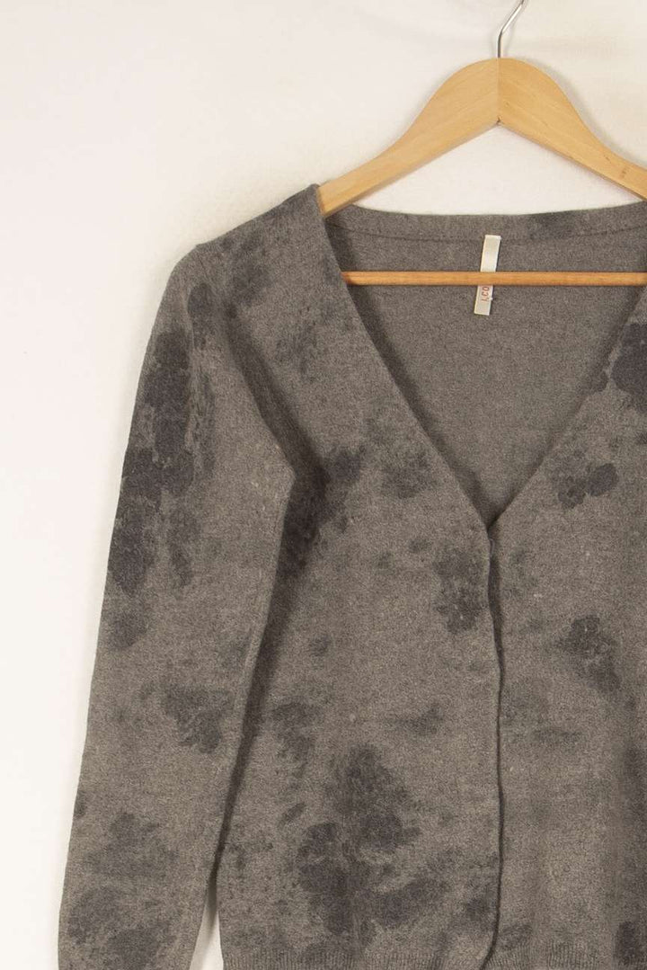 Cardigan gris - Taille L/40 de la marque I.Code | PARAD46849 - Vendu par Paradigme - Image 2