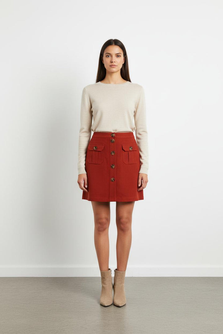 Jupe Bordeaux - Taille S/36