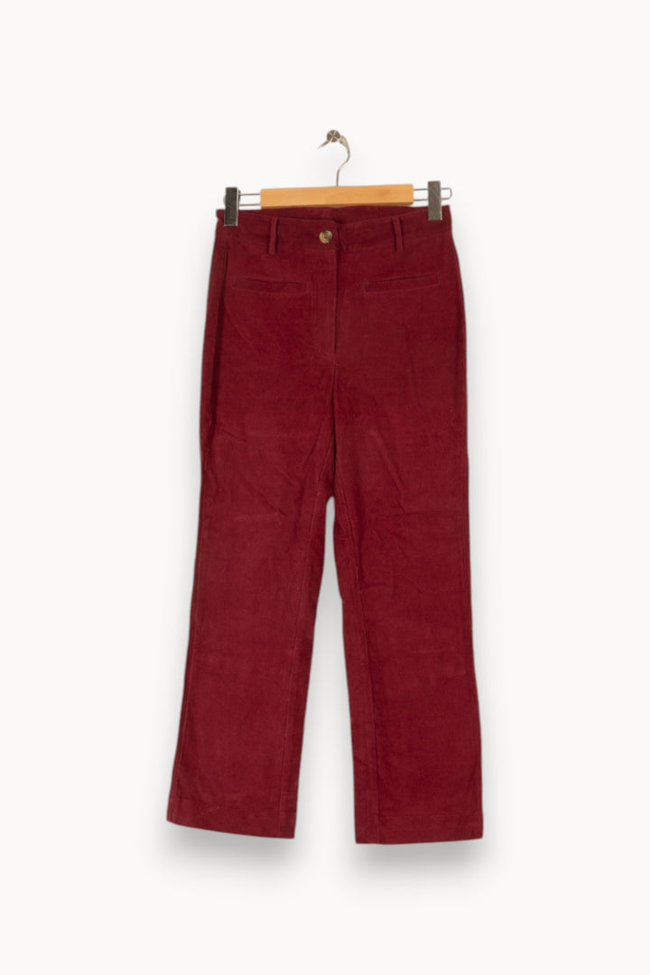 Pantalon Bordeaux - Taille S/36 de la marque Petite Mendigote | PARAD46862 - Vendu par Paradigme - Image 1