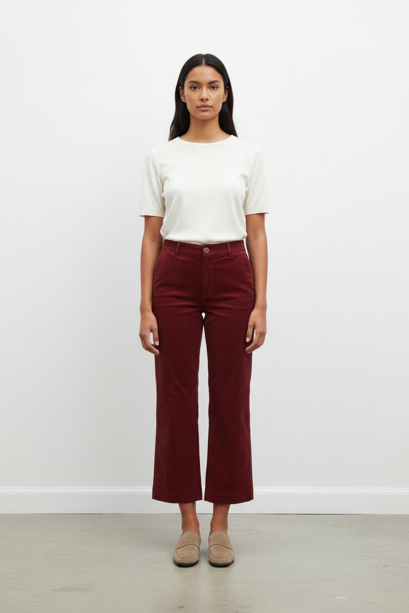 Pantalon bordeaux - Taille S/36