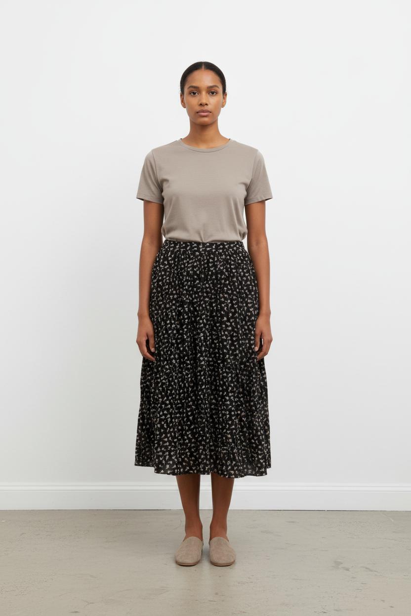Jupe noire à motif - Taille S/36