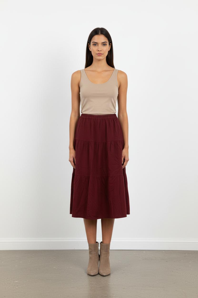 Jupe Bordeaux - Taille S/36