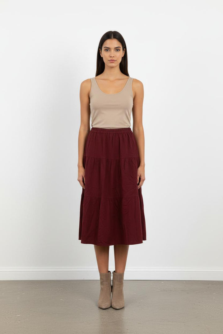 Jupe Bordeaux - Taille S/36