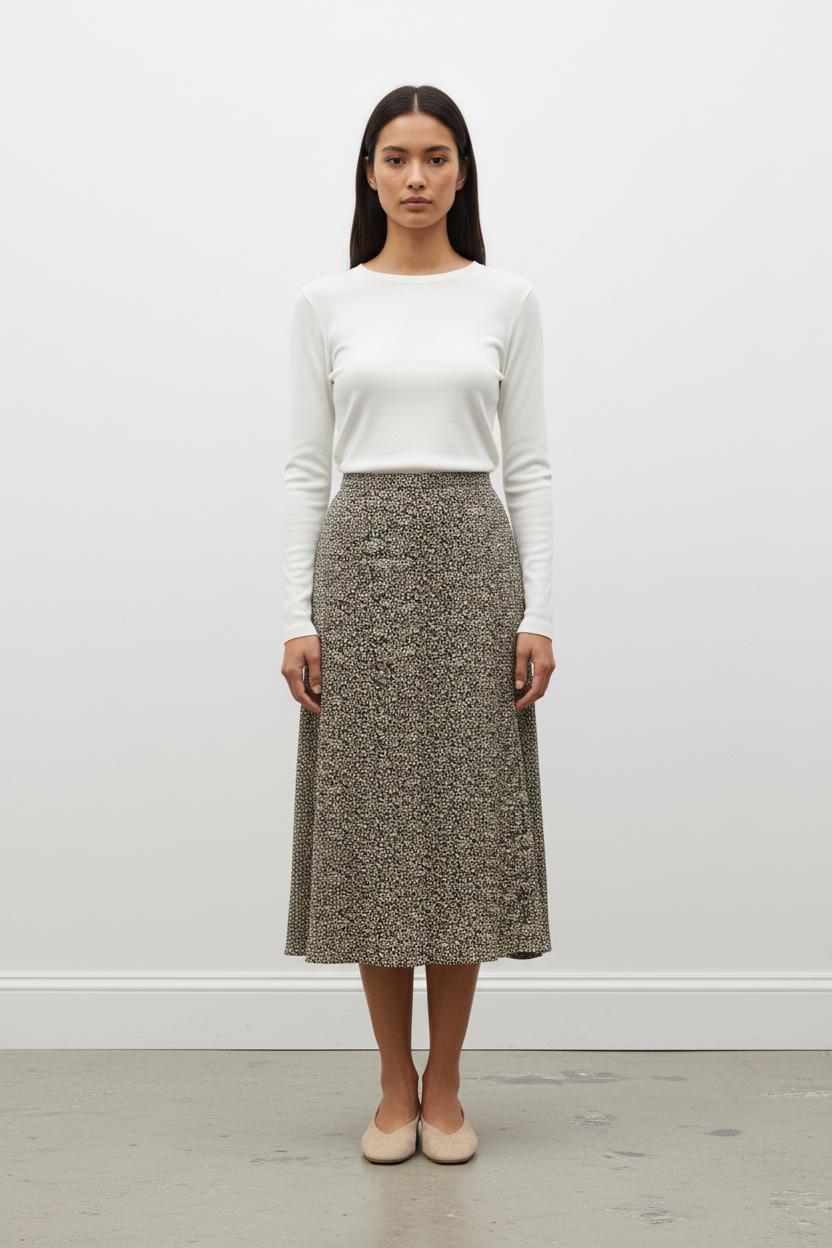Jupe noir et blanc - Taille XS/34