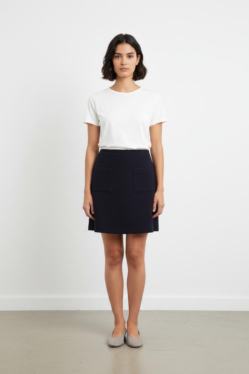Jupe bleu foncé - Taille S/36