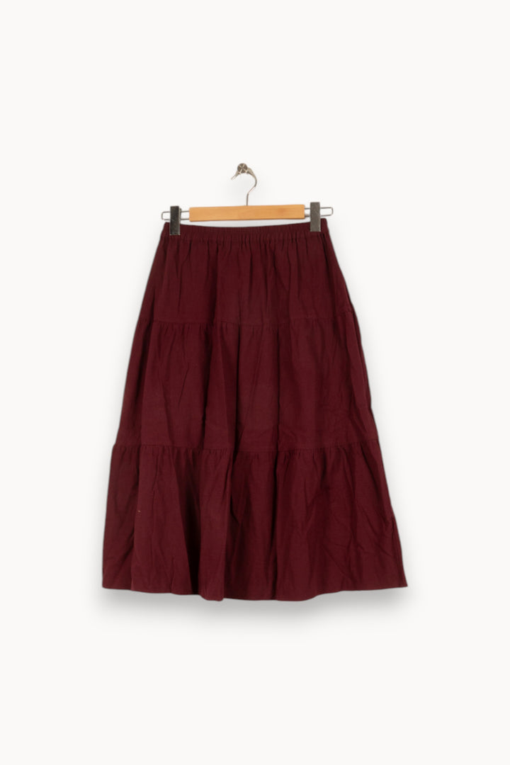 Jupe Bordeaux - Taille S/36 de la marque Petite Mendigote | PARAD46897 - Vendu par Paradigme - Image 3