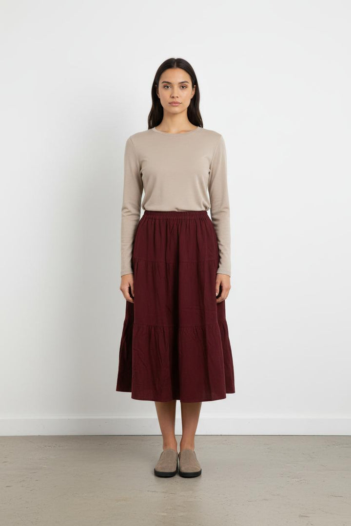 Jupe Bordeaux - Taille S/36