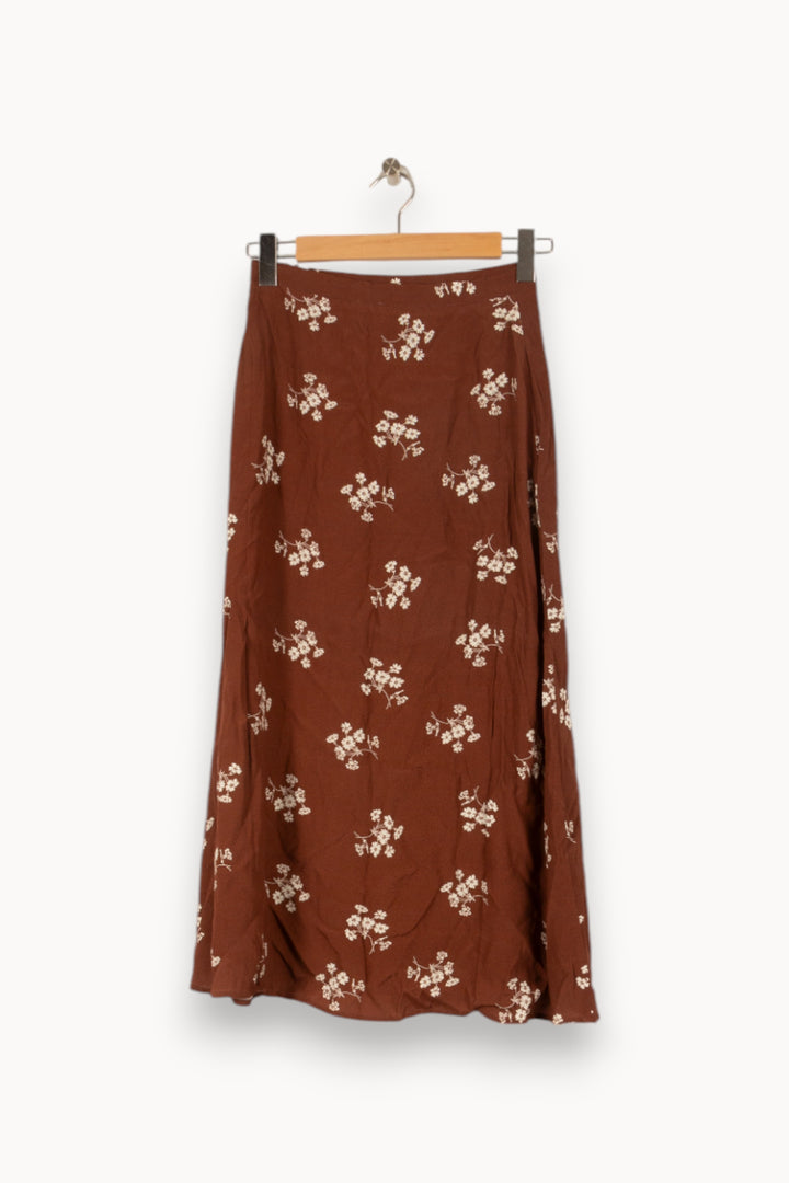 Jupe Bordeaux à motif - Taille S/36 de la marque Petite Mendigote | PARAD46914 - Vendu par Paradigme - Image 1