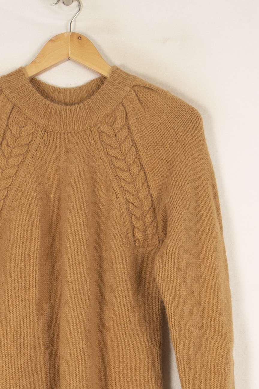 Robe en laine beige - Taille XS/34 de la marque Petite Mendigote | PARAD46917 - Vendu par Paradigme - Image 2