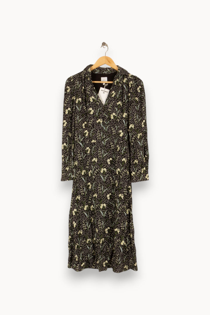 Robe noire à motif - Taille S/36 de la marque Petite Mendigote | PARAD46927 - Vendu par Paradigme - Image 1
