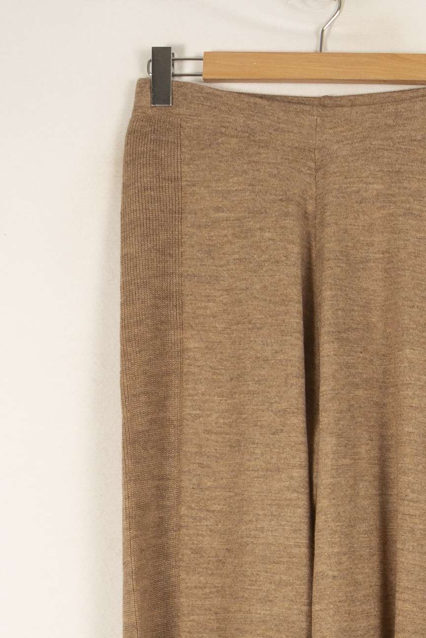 Pantalon marron/beige - Taille L/40 de la marque La Fée Maraboutée | PARAD46934 - Vendu par Paradigme - Image 2