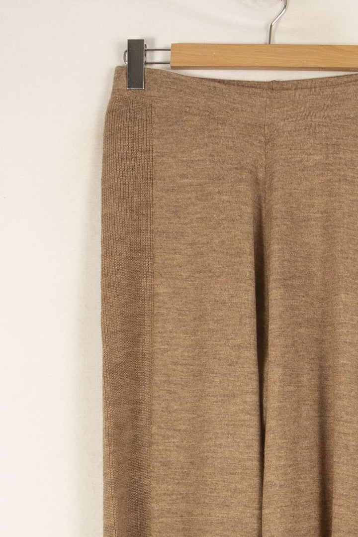 Pantalon marron/beige - Taille L/40 de la marque La Fée Maraboutée | PARAD46934 - Vendu par Paradigme - Image 2