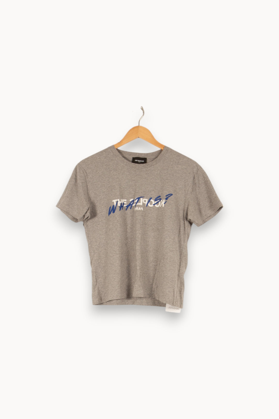 T-shirt gris - Taille S/36 de la marque The Kooples | PARAD46962 - Vendu par Paradigme - Image 1