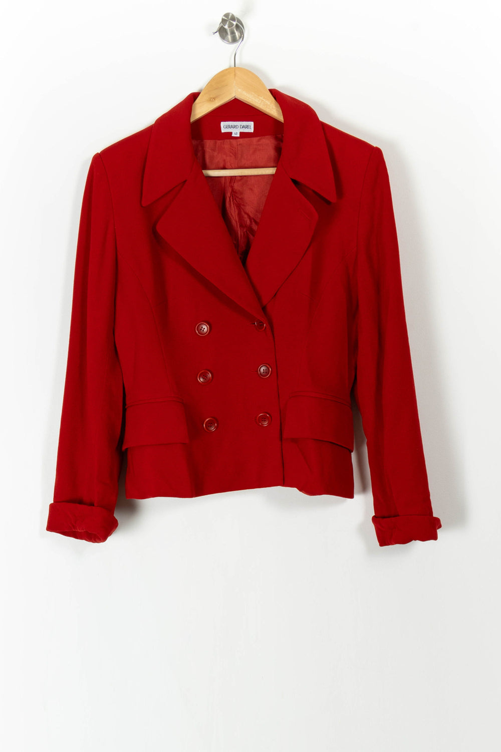 Veste rouge - Taille L/40 de la marque Gerard Darel | PARAD46992 - Vendu par Paradigme - Image 2