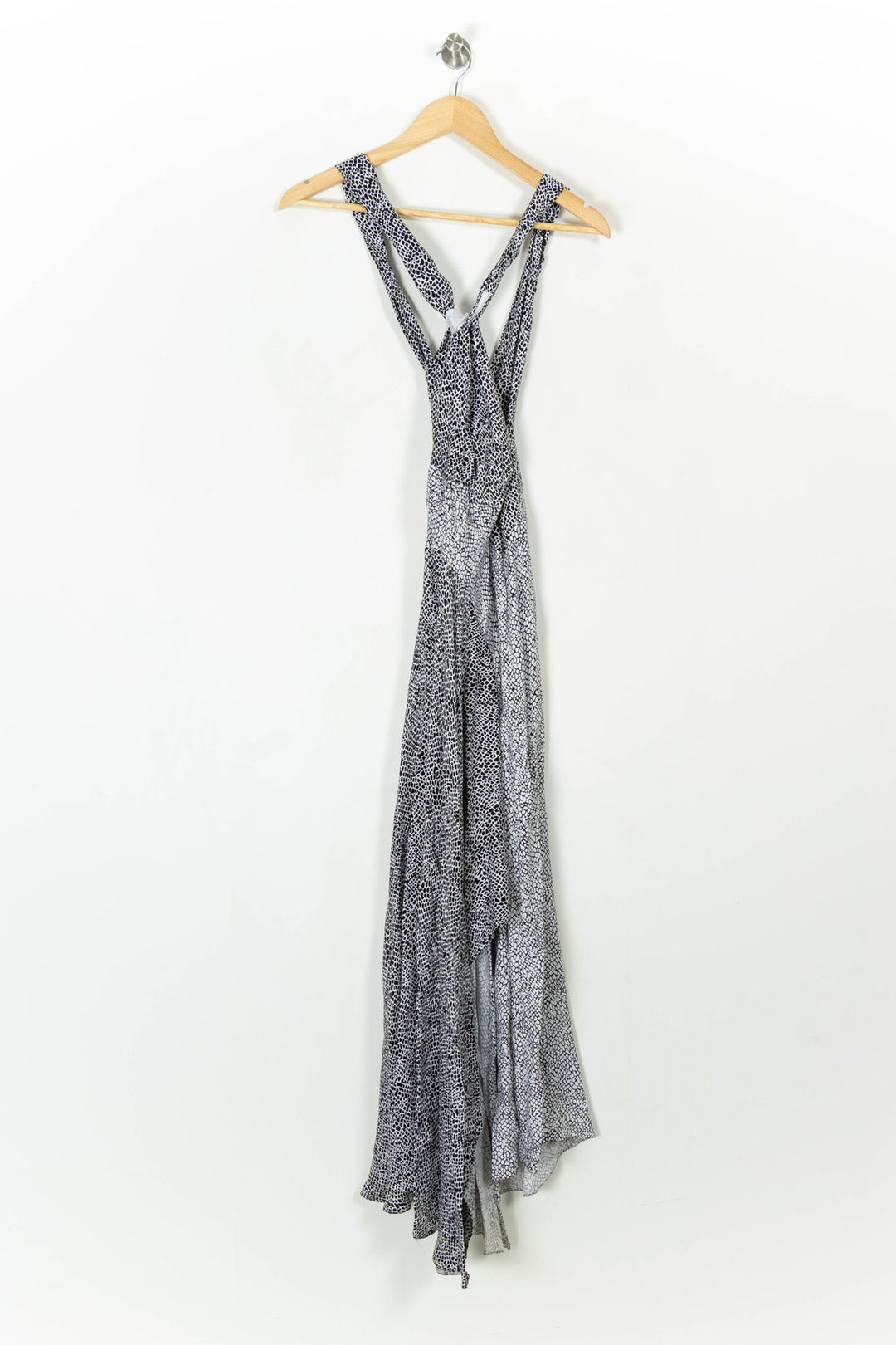 Robe longue noire et blanche - Taille S/36 de la marque Maje | PARAD47010 - Vendu par Paradigme - Image 2