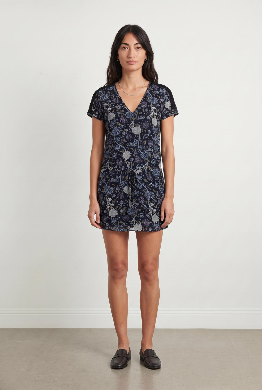 Robe bleue à motifs - Taille S/36 de la marque IKKS | PARAD47022 - Vendu par Paradigme - Image 1