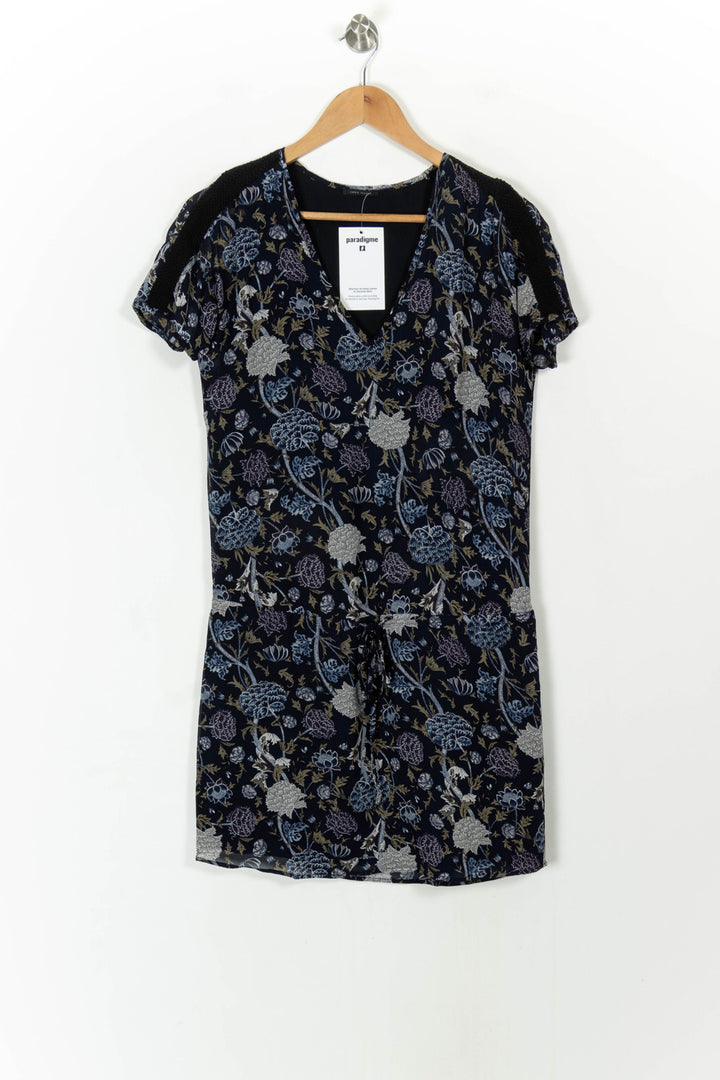 Robe bleue à motifs - Taille S/36 de la marque IKKS | PARAD47022 - Vendu par Paradigme - Image 2