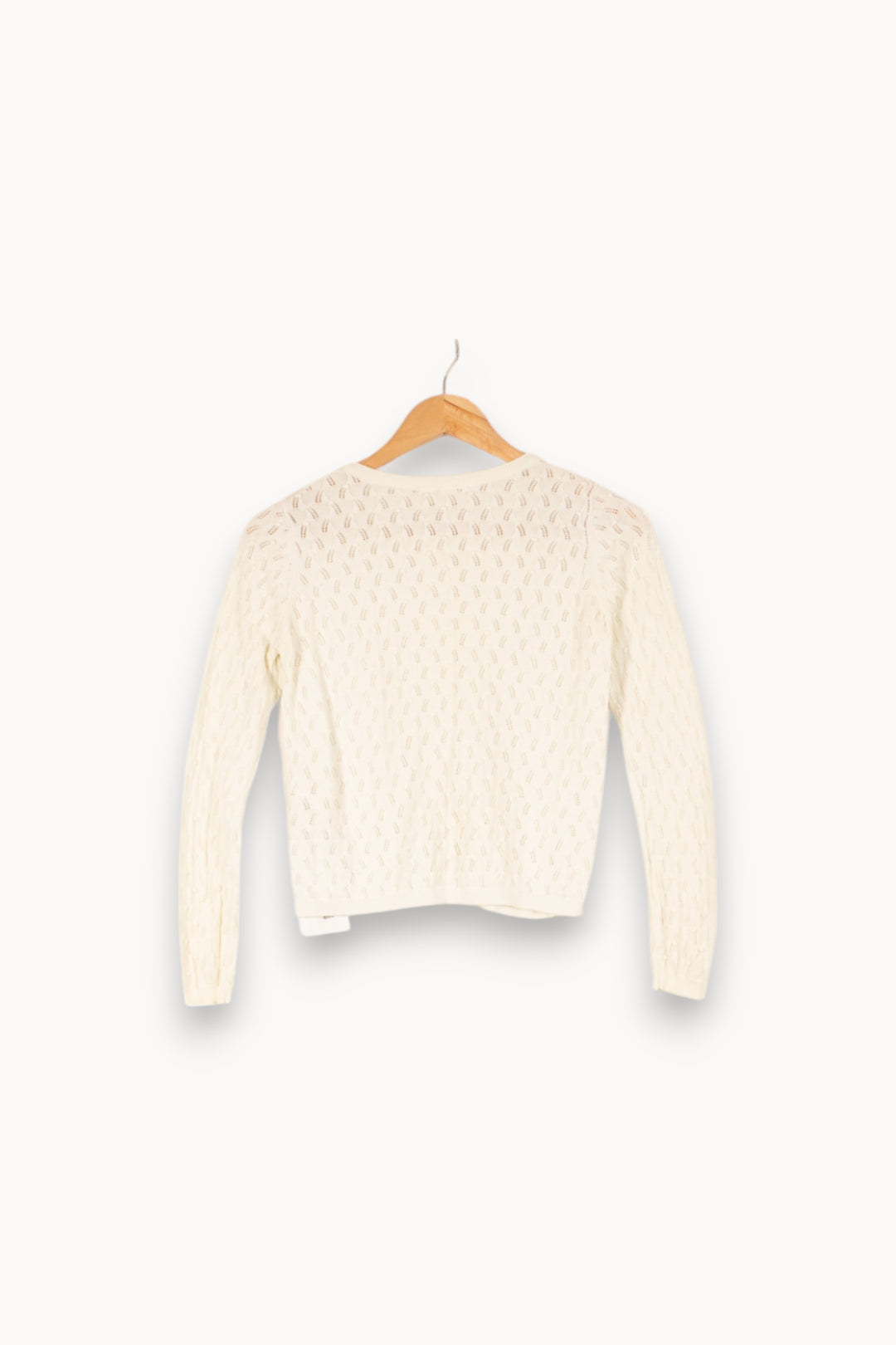 Cardigan blanc - Taille XS/34 de la marque Sézane | PARAD47026 - Vendu par Paradigme - Image 3