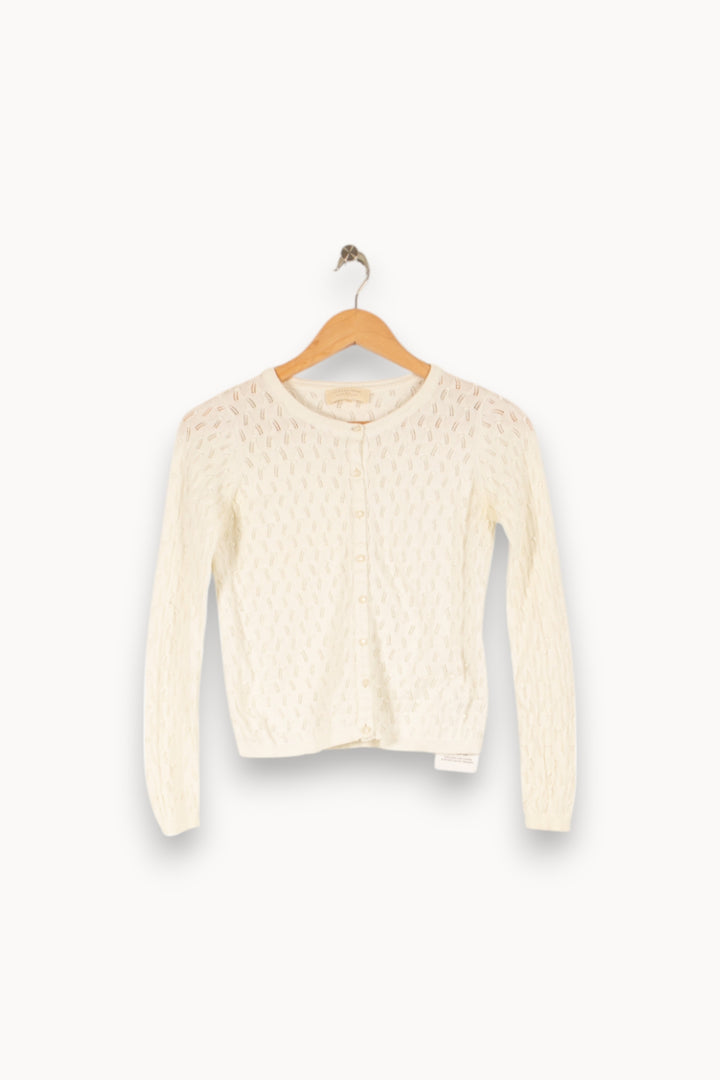 Cardigan blanc - Taille XS/34 de la marque Sézane | PARAD47026 - Vendu par Paradigme - Image 1
