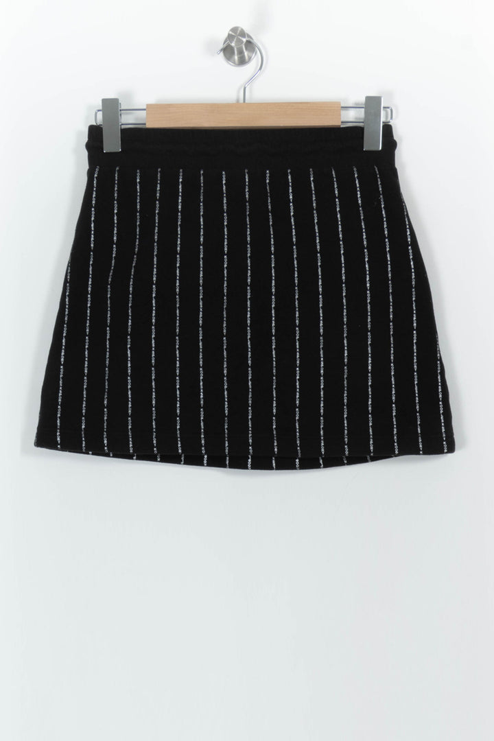 Jupe noire rayée - Taille S/36 de la marque The Kooples | PARAD47030 - Vendu par Paradigme - Image 4